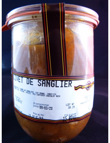 CIVET DE SANGLIER EN VERRINE