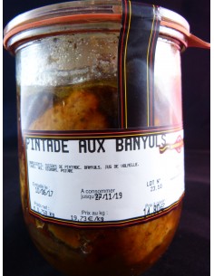 PINTADE AU BANYULS EN VERRINE