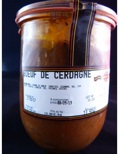 BOEUF DE CERDAGNE AUX CAROTTES EN...